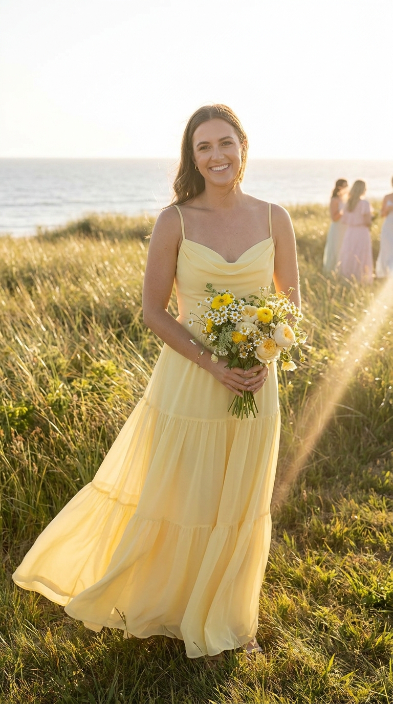 Amarelo Manteiga em Chiffon — Balanço no Prado